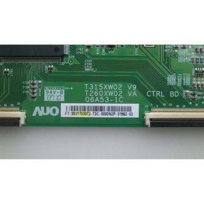  T-CON 5531T03072 / AUO 55.31T03.072 T315XW02 V9 / T260XW02 VA / 06A53-1C / MODELO POLAROID TDA-03211C - Imagen 2